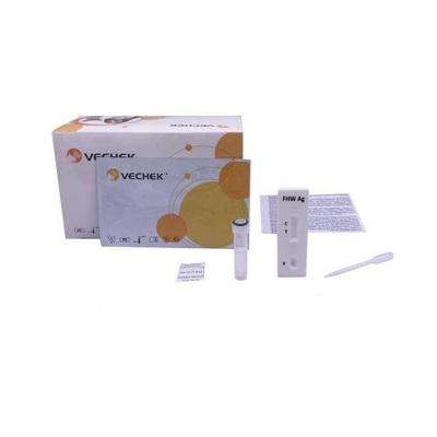 Prova felina Kit With dell'anticorpo di FHW Heartworm una cassetta di 10 T