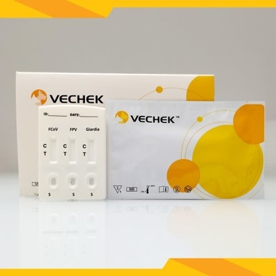 FCoV + esemplare rapido combinato delle feci della cassetta della prova dell'antigene di giardia lamblia + di FPV
